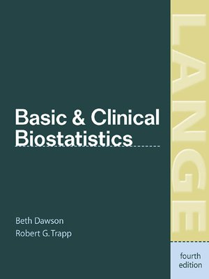 cover image of Basic & Clinical Biostatistics